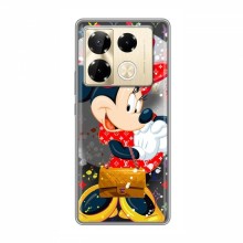 Чехол Disney Mouse Infinix Note 40 Pro (PREMIUMPrint) Minni с бантиком - купить на Floy.com.ua