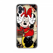 Чехол Disney Mouse Nothing Phone 1 (PREMIUMPrint) Минни peace - купить на Floy.com.ua