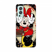 Чехол Disney Mouse OnePlus Nord 2 (PREMIUMPrint) Минни peace - купить на Floy.com.ua