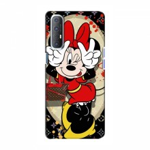 Чехол Disney Mouse OPPO Reno 3 (PREMIUMPrint) Минни peace - купить на Floy.com.ua