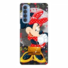 Чехол Disney Mouse OPPO Reno 4 Pro (PREMIUMPrint) Minni с бантиком - купить на Floy.com.ua