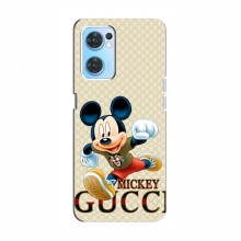 Чехол Disney Mouse OPPO Reno 7 4G (PREMIUMPrint) Mikki Gucci - купить на Floy.com.ua