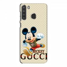 Чехол Disney Mouse Samsung Galaxy A21 (A215) (PREMIUMPrint) Mikki Gucci - купить на Floy.com.ua