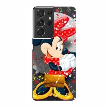 Чехол Disney Mouse Samsung Galaxy S21 Ultra (PREMIUMPrint) Minni с бантиком - купить на Floy.com.ua