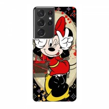 Чехол Disney Mouse Samsung Galaxy S21 Ultra (PREMIUMPrint) Минни peace - купить на Floy.com.ua