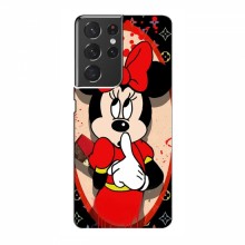 Чехол Disney Mouse Samsung Galaxy S21 Ultra (PREMIUMPrint) Минни Маус ЛВ - купить на Floy.com.ua