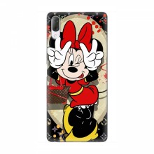 Чехол Disney Mouse Sony Xperia L3 (PREMIUMPrint) Минни peace - купить на Floy.com.ua