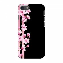 Чехол для iPhone 8 - с принтом (Дизайнерские) (AlphaPrint) Розы на черном - купить на Floy.com.ua