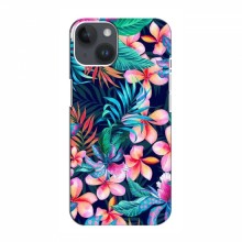 Чехол для iPhone 14 - с принтом (Дизайнерские) (AlphaPrint) Яркие Цветы - купить на Floy.com.ua