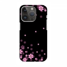 Чехол для iPhone 14 Pro Max - с принтом (Дизайнерские) (AlphaPrint) Розовое цветение - купить на Floy.com.ua
