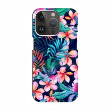 Чехол для iPhone 14 Pro Max - с принтом (Дизайнерские) (AlphaPrint) Яркие Цветы - купить на Floy.com.ua