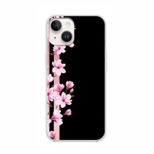 Чехол для iPhone 16 - с принтом (Дизайнерские) (AlphaPrint) Розы на черном - купить на Floy.com.ua