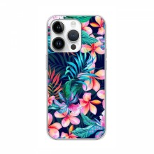 Чехол для iPhone 16 Pro - с принтом (Дизайнерские) (AlphaPrint) Яркие Цветы - купить на Floy.com.ua