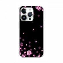 Чехол для iPhone 16 Pro Max - с принтом (Дизайнерские) (AlphaPrint) Розовое цветение - купить на Floy.com.ua