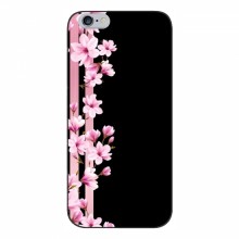 Чехол для iPhone 6 / 6s - с принтом (Дизайнерские) (AlphaPrint) Розы на черном - купить на Floy.com.ua