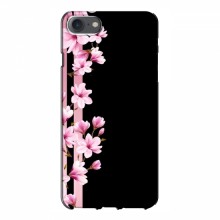 Чехол для iPhone 7 - с принтом (Дизайнерские) (AlphaPrint) Розы на черном - купить на Floy.com.ua
