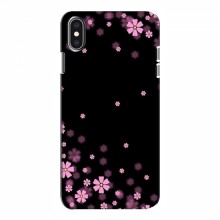 Чехол для iPhone Xs - с принтом (Дизайнерские) (AlphaPrint) Розовое цветение - купить на Floy.com.ua