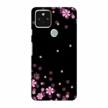 Чехол для Google Pixel 5a 5G - с принтом (Дизайнерские) (AlphaPrint) Розовое цветение - купить на Floy.com.ua