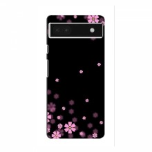 Чехол для Google Pixel 6a - с принтом (Дизайнерские) (AlphaPrint) Розовое цветение - купить на Floy.com.ua