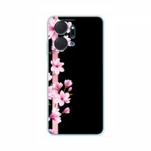 Чехол для Huawei Honor X7a - с принтом (Дизайнерские) (AlphaPrint) Розы на черном - купить на Floy.com.ua