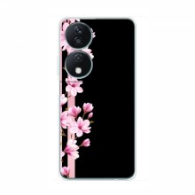 Чехол для Huawei Honor X7b - с принтом (Дизайнерские) (AlphaPrint) Розы на черном - купить на Floy.com.ua