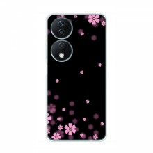 Чехол для Huawei Honor X7b - с принтом (Дизайнерские) (AlphaPrint) Розовое цветение - купить на Floy.com.ua