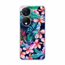 Чехол для Huawei Honor X7b - с принтом (Дизайнерские) (AlphaPrint) Яркие Цветы - купить на Floy.com.ua