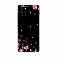 Чехол для Infinix Note 10 Pro - с принтом (Дизайнерские) (AlphaPrint) Розовое цветение - купить на Floy.com.ua