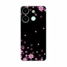 Чехол для Infinix Smart 7 - с принтом (Дизайнерские) (AlphaPrint) Розовое цветение - купить на Floy.com.ua
