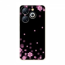 Чехол для Infinix Smart 8 - с принтом (Дизайнерские) (AlphaPrint) Розовое цветение - купить на Floy.com.ua