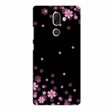 Чехол для Nokia 7 Plus - с принтом (Дизайнерские) (AlphaPrint) Розовое цветение - купить на Floy.com.ua