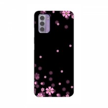 Чехол для Nokia G42 - с принтом (Дизайнерские) (AlphaPrint) Розовое цветение - купить на Floy.com.ua