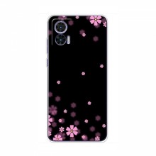Чехол для Motorola Edge 30 Neo - с принтом (Дизайнерские) (AlphaPrint) Розовое цветение - купить на Floy.com.ua