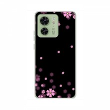 Чехол для Motorola Edge 40 - с принтом (Дизайнерские) (AlphaPrint) Розовое цветение - купить на Floy.com.ua