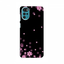 Чехол для Motorola MOTO G22 - с принтом (Дизайнерские) (AlphaPrint) Розовое цветение - купить на Floy.com.ua