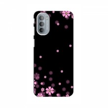 Чехол для Motorola MOTO G31 - с принтом (Дизайнерские) (AlphaPrint) Розовое цветение - купить на Floy.com.ua