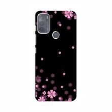Чехол для Motorola MOTO G50 - с принтом (Дизайнерские) (AlphaPrint) Розовое цветение - купить на Floy.com.ua