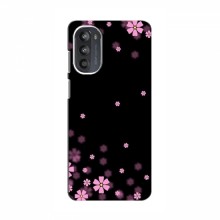Чехол для Motorola MOTO G52 - с принтом (Дизайнерские) (AlphaPrint) Розовое цветение - купить на Floy.com.ua