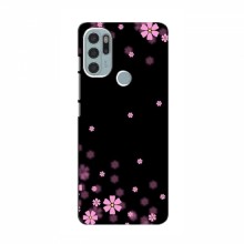 Чехол для Motorola MOTO G60s - с принтом (Дизайнерские) (AlphaPrint) Розовое цветение - купить на Floy.com.ua