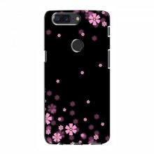Чехол для OnePlus 5T - с принтом (Дизайнерские) (AlphaPrint) Розовое цветение - купить на Floy.com.ua