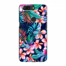 Чехол для OnePlus 5T - с принтом (Дизайнерские) (AlphaPrint) Яркие Цветы - купить на Floy.com.ua