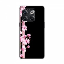 Чехол для OnePlus 10T - с принтом (Дизайнерские) (AlphaPrint) Розы на черном - купить на Floy.com.ua