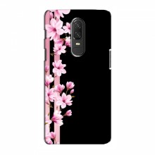 Чехол для OnePlus 6 - с принтом (Дизайнерские) (AlphaPrint) Розы на черном - купить на Floy.com.ua