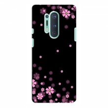 Чехол для OnePlus 8 Pro - с принтом (Дизайнерские) (AlphaPrint) Розовое цветение - купить на Floy.com.ua