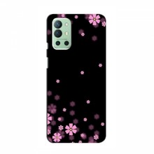 Чехол для OnePlus 9R - с принтом (Дизайнерские) (AlphaPrint) Розовое цветение - купить на Floy.com.ua