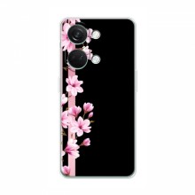Чехол для OnePlus Nord 3 5G - с принтом (Дизайнерские) (AlphaPrint) Розы на черном - купить на Floy.com.ua