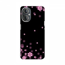 Чехол для OnePlus Nord N20 - с принтом (Дизайнерские) (AlphaPrint) Розовое цветение - купить на Floy.com.ua