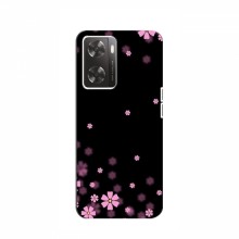 Чехол для OnePlus Nord N20 SE - с принтом (Дизайнерские) (AlphaPrint) Розовое цветение - купить на Floy.com.ua