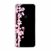 Чехол для OnePlus Nord N10 5G - с принтом (Дизайнерские) (AlphaPrint) Розы на черном - купить на Floy.com.ua