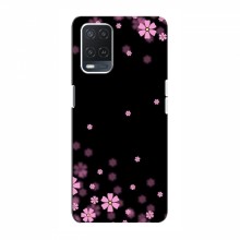 Чехол для OPPO A54 - с принтом (Дизайнерские) (AlphaPrint) Розовое цветение - купить на Floy.com.ua
